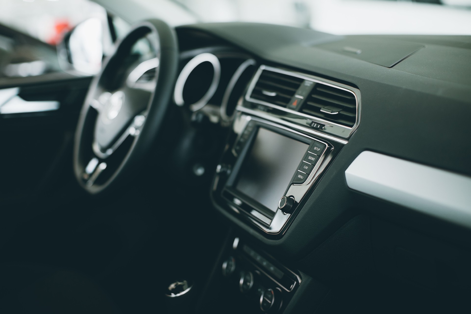 Luxury car interior