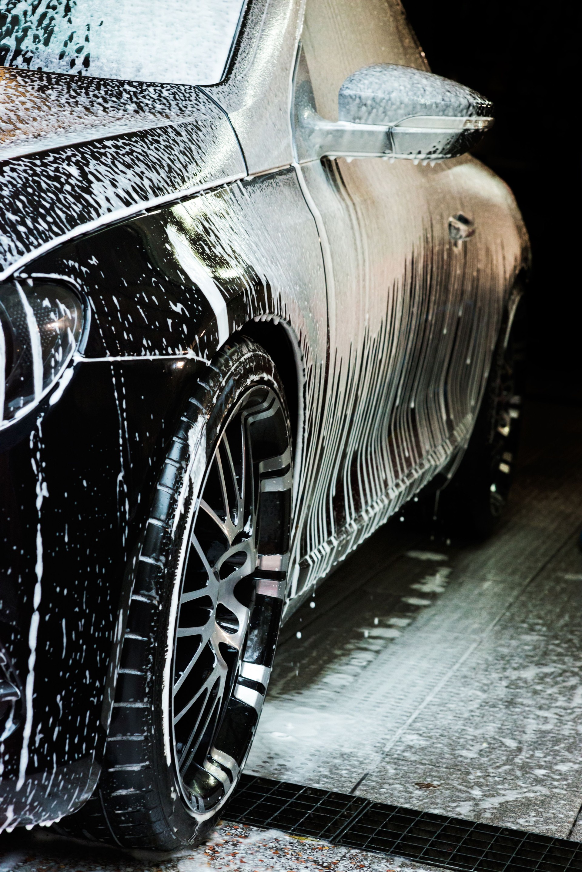 Waxed car